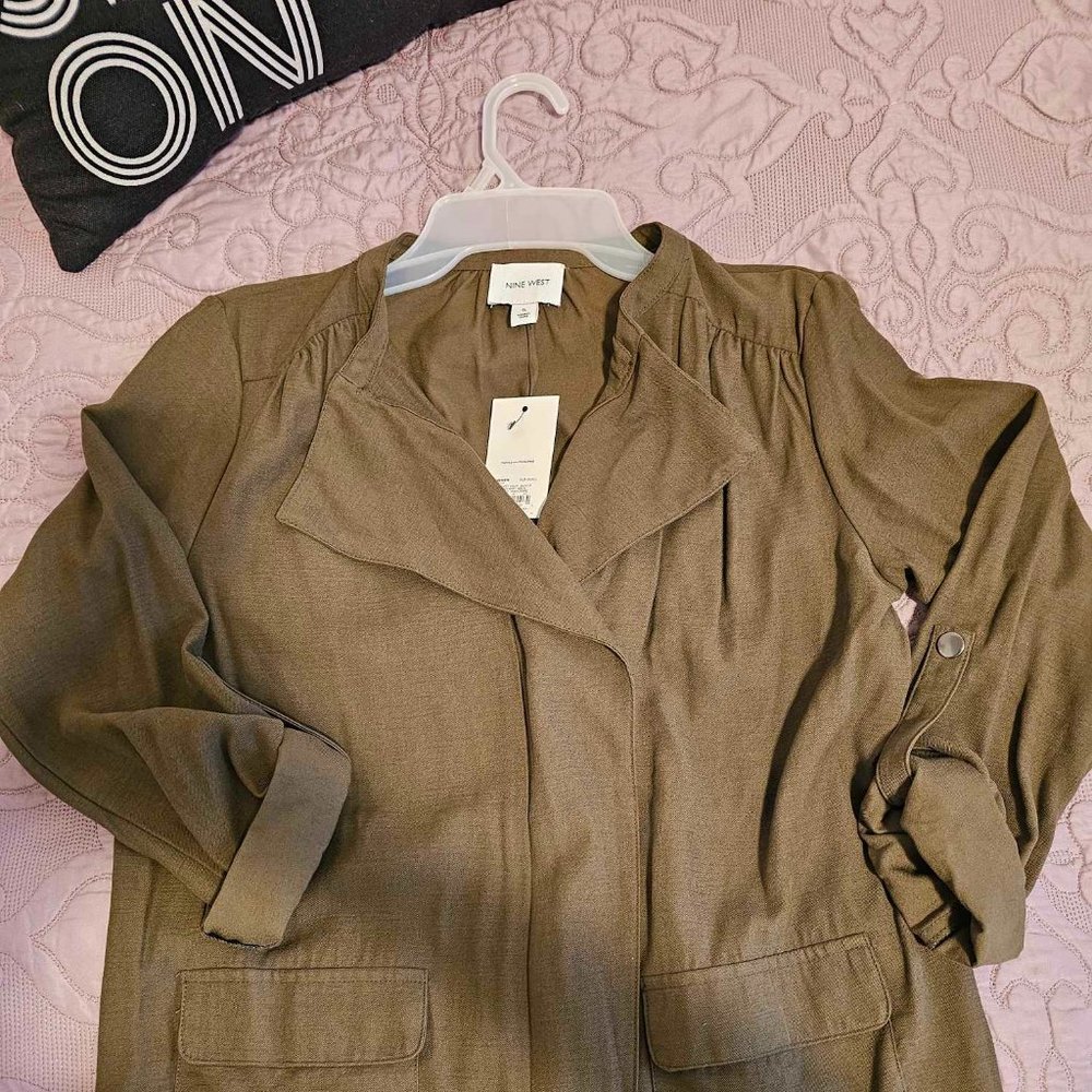 Nine west utility jackets women's size small